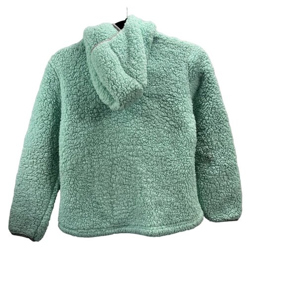 Weatherproof Girl's Green Jacket Hoodie Outerwear Size M 10-12 - Picture 2 of 16